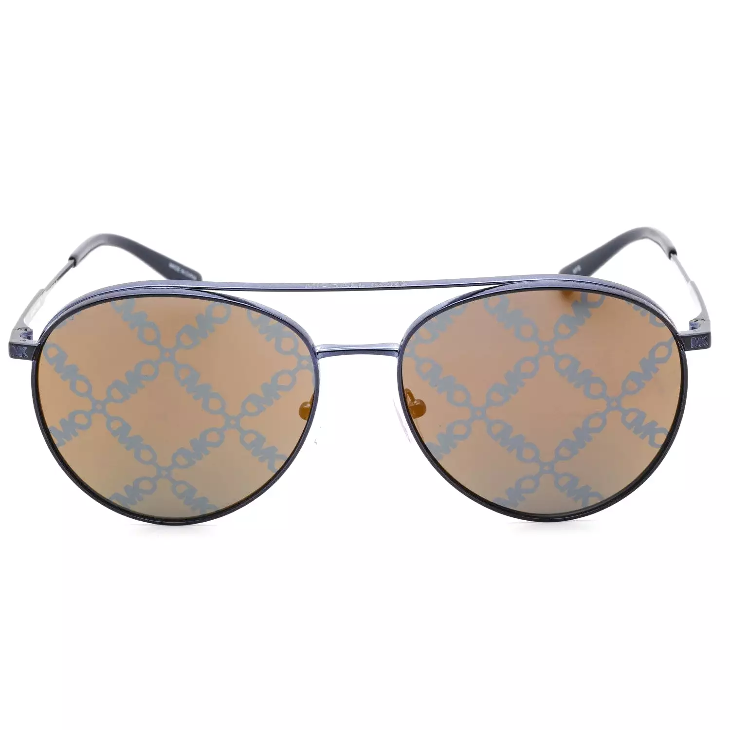 Michael Kors 0MK1138 Sunglasses Metallic Navy Blue / Empire Gold Women's