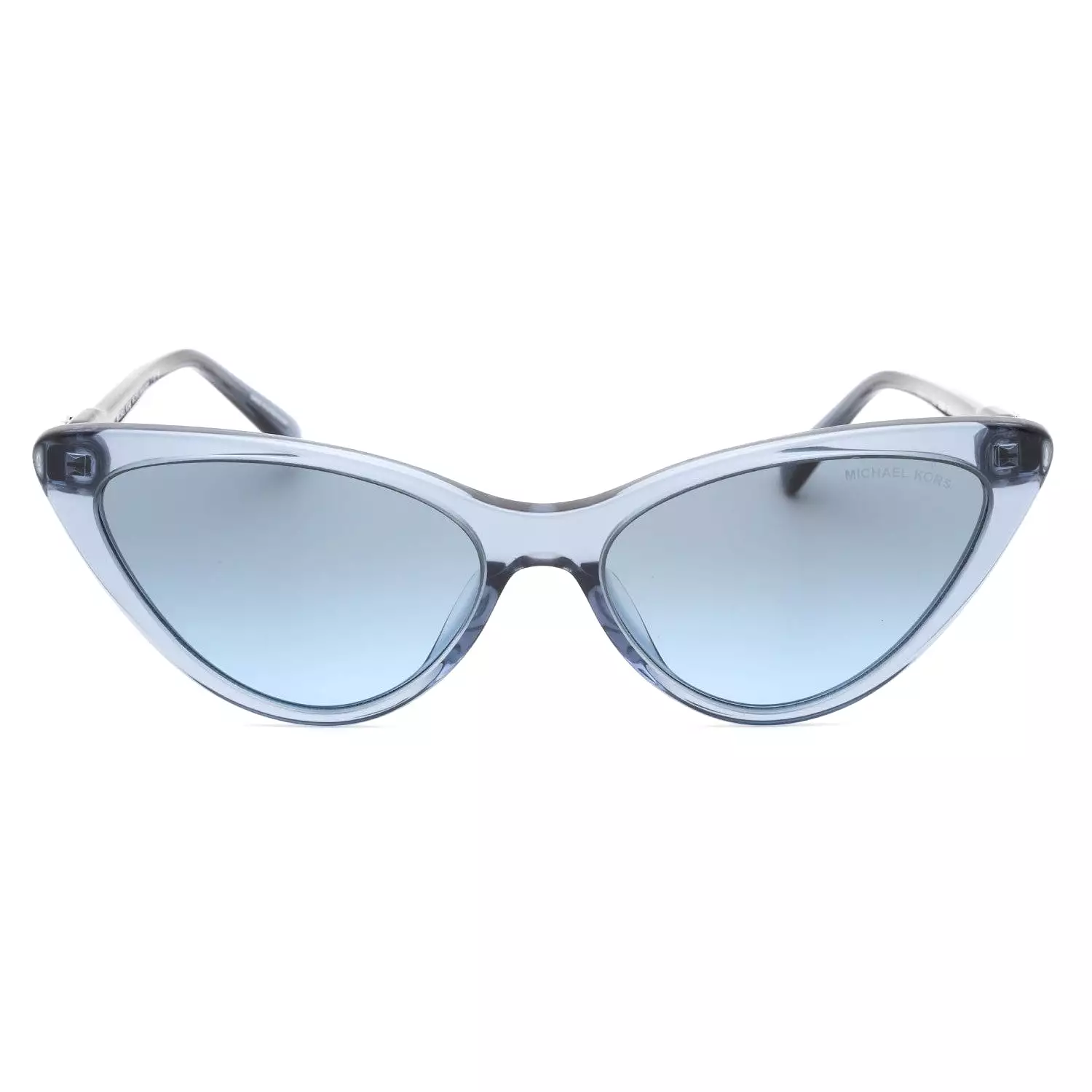 Michael Kors 0MK2195U Sunglasses Transparent Blue/Smoky Blue Women's