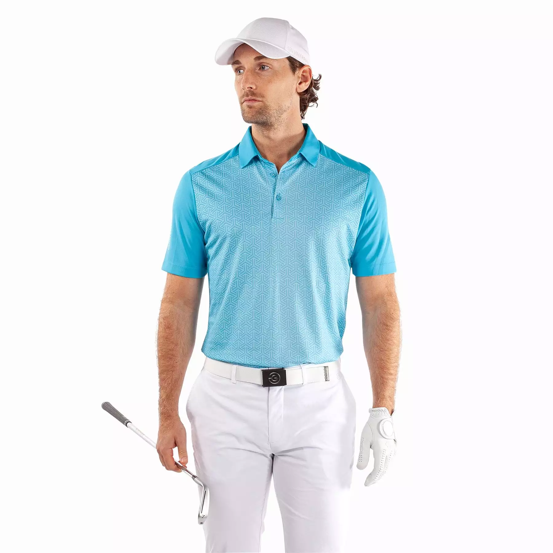 Mile Ventil8+ Polo Aqua/White - SS24