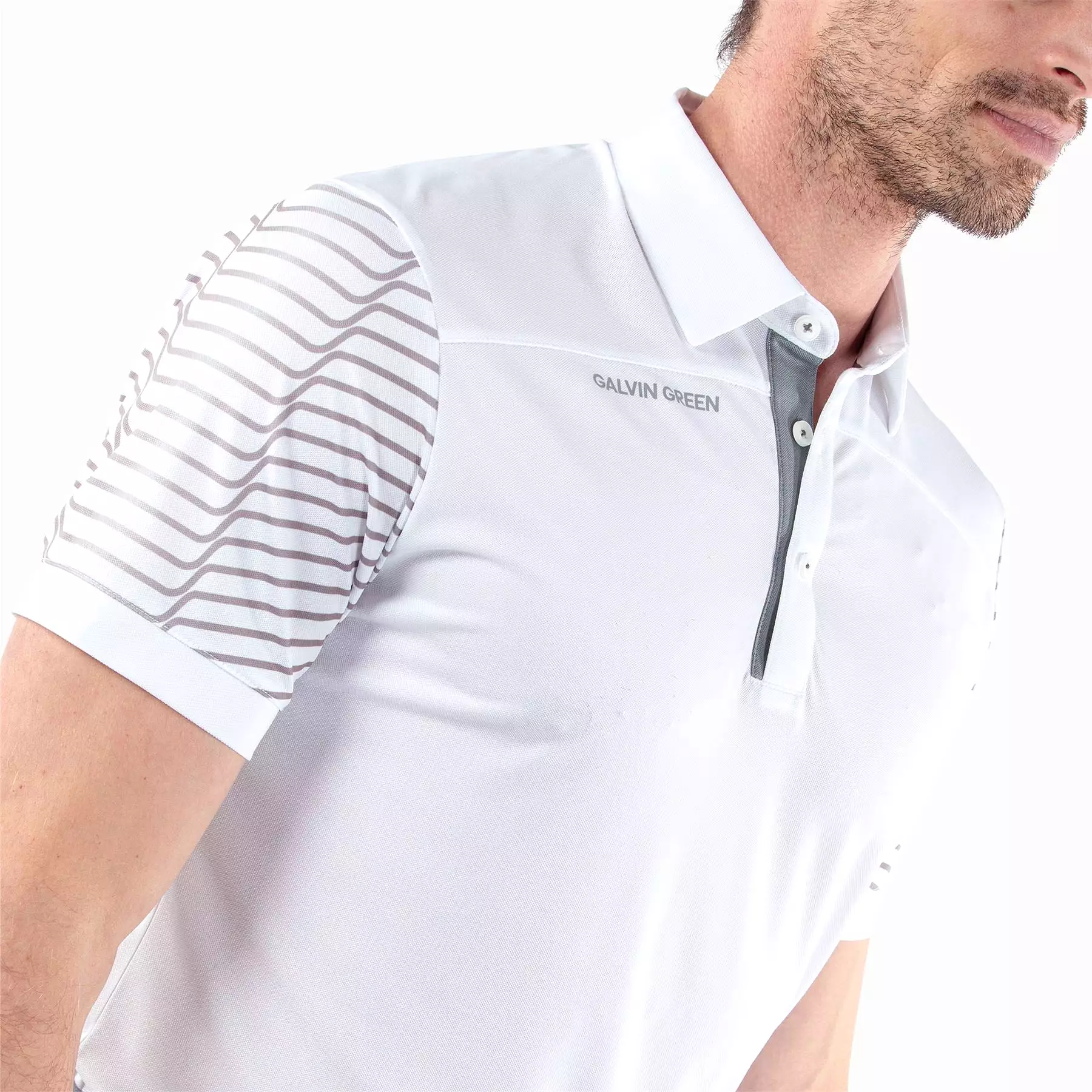 Milion Ventil8+ Polo White/Grey - SS24