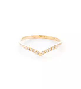 Mini Beak Diamond Ring