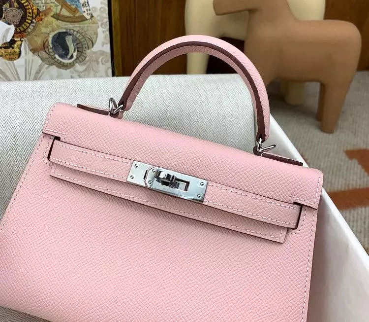 Mini Kaili Leather Pink Bag 19