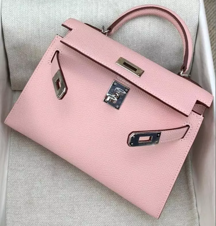 Mini Kaili Leather Pink Bag 19