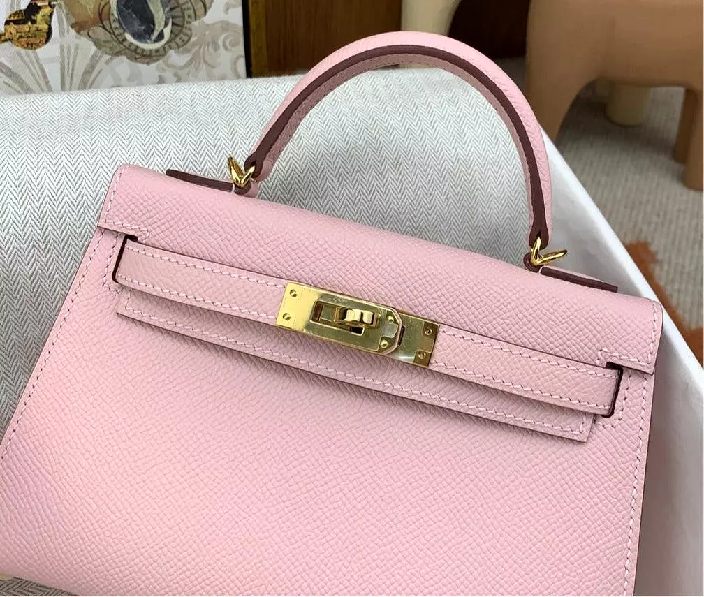 Mini Kaili Leather Pink Bag 19