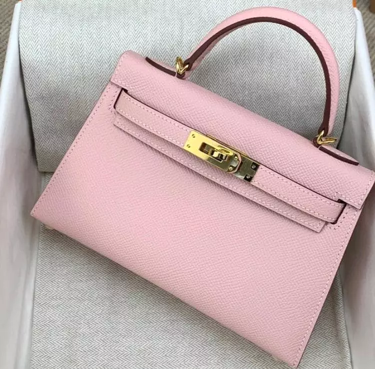 Mini Kaili Leather Pink Bag 19