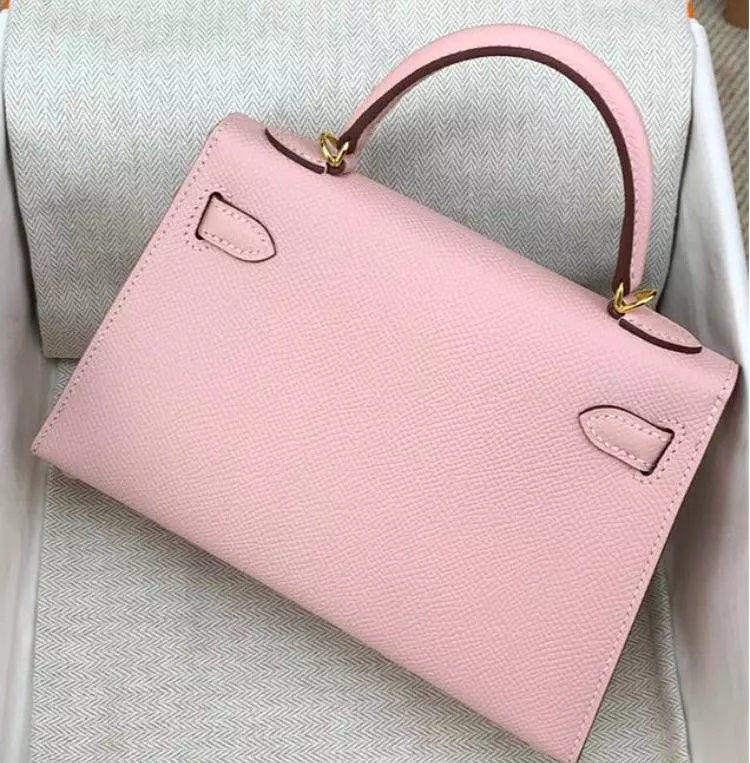 Mini Kaili Leather Pink Bag 19