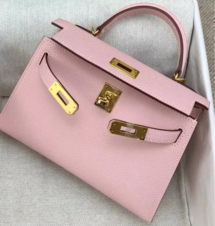 Mini Kaili Leather Pink Bag 19