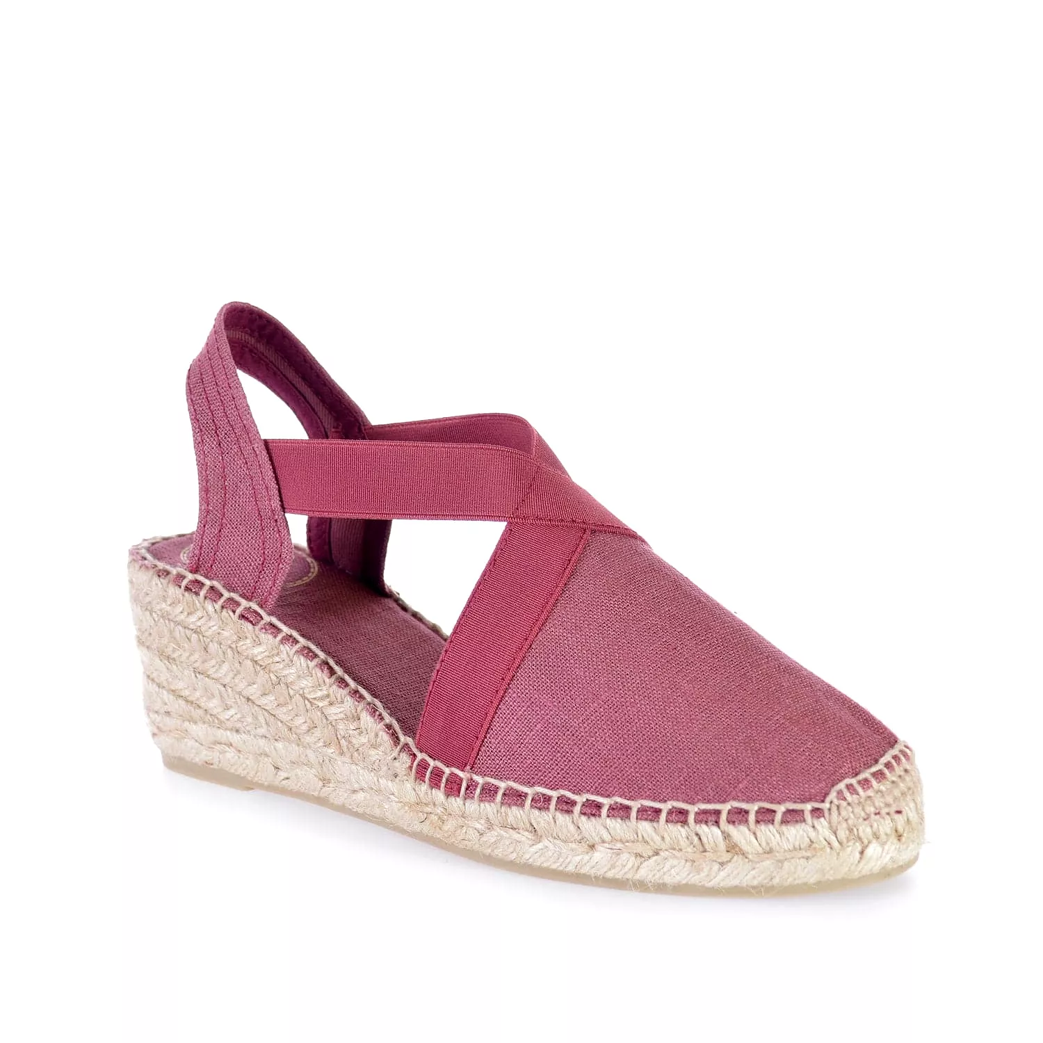 Plain Linen Wedge Espadrille for Women - Ter