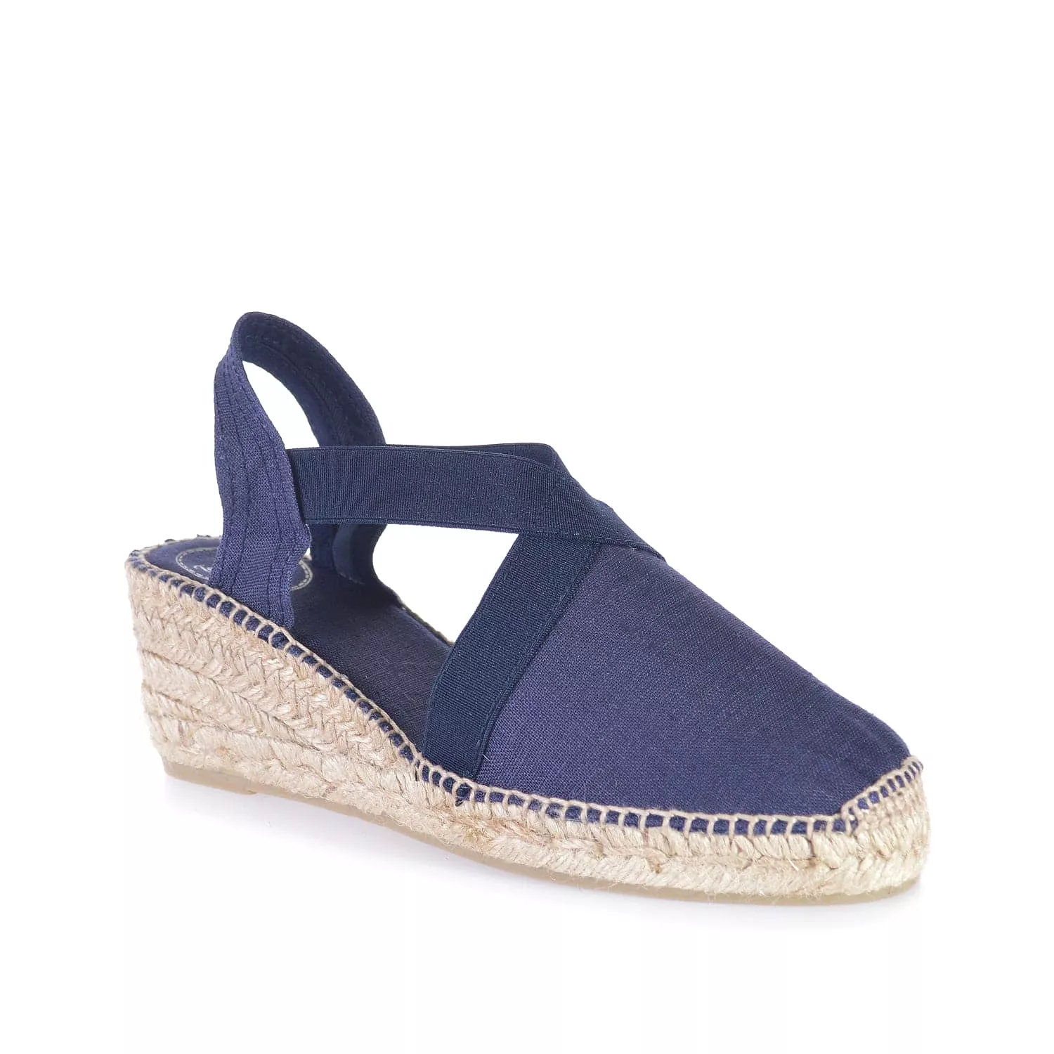 Plain Linen Wedge Espadrille for Women - Ter