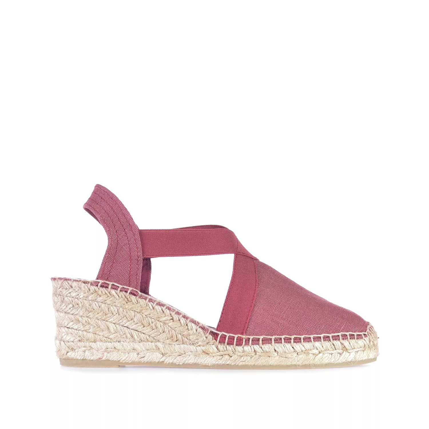 Plain Linen Wedge Espadrille for Women - Ter