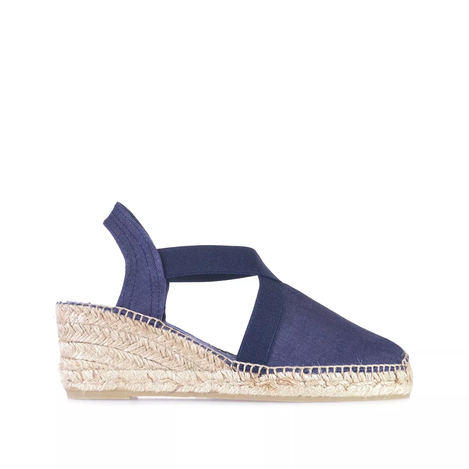 Plain Linen Wedge Espadrille for Women - Ter