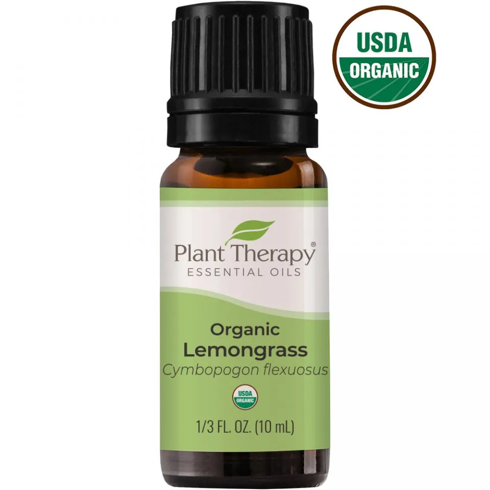 Plant Therapy Lemongrass Organic Essential Oil