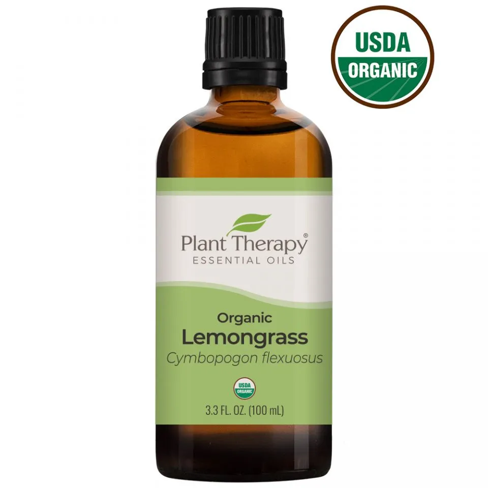 Plant Therapy Lemongrass Organic Essential Oil