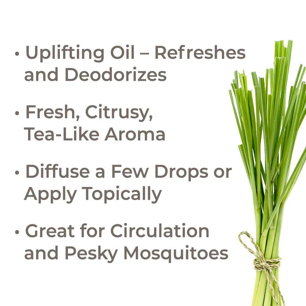 Plant Therapy Lemongrass Organic Essential Oil