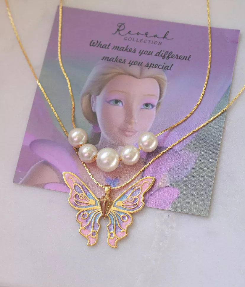 Princess Butterfly Necklace K01