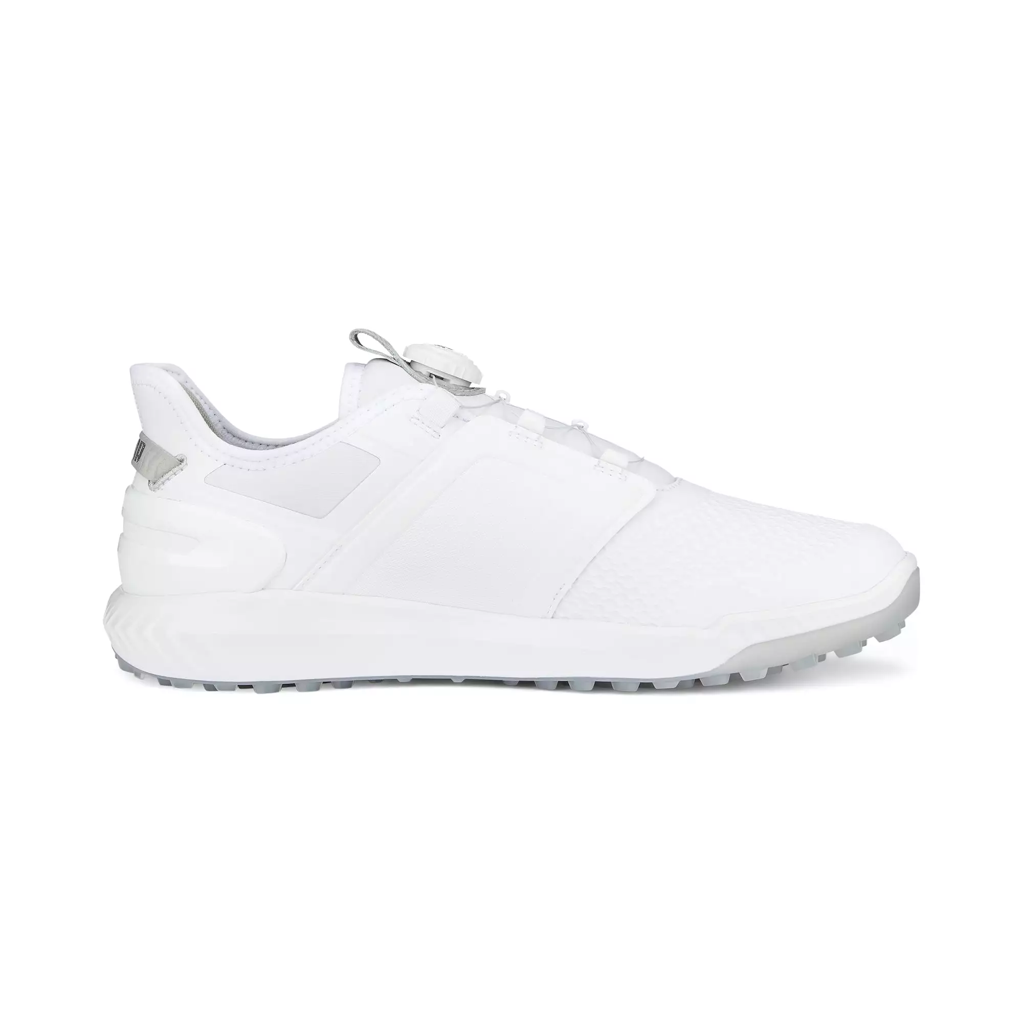 Puma Men's Ignite Elevate Disc Spikeless Golf Shoes - White/Silver