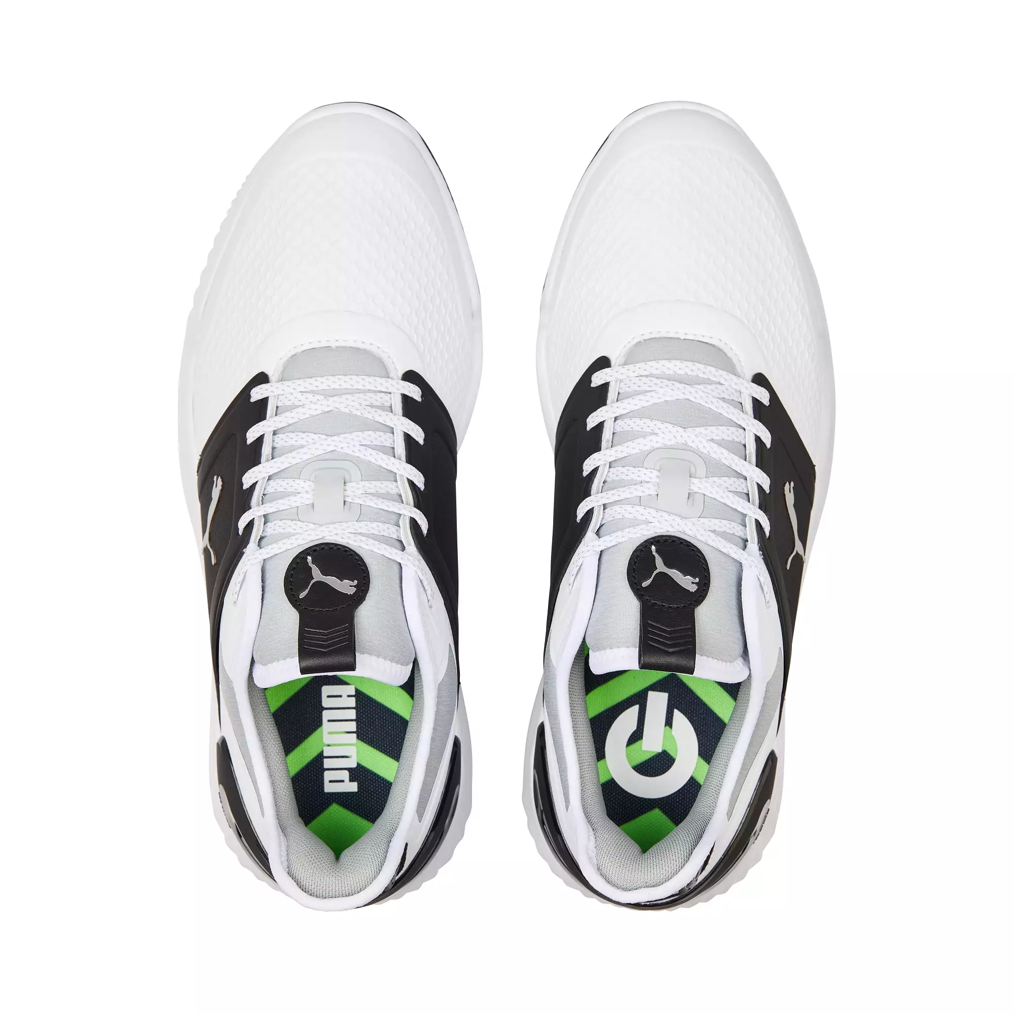 Puma Men's Ignite Elevate Spikeless Golf Shoes - White/Black