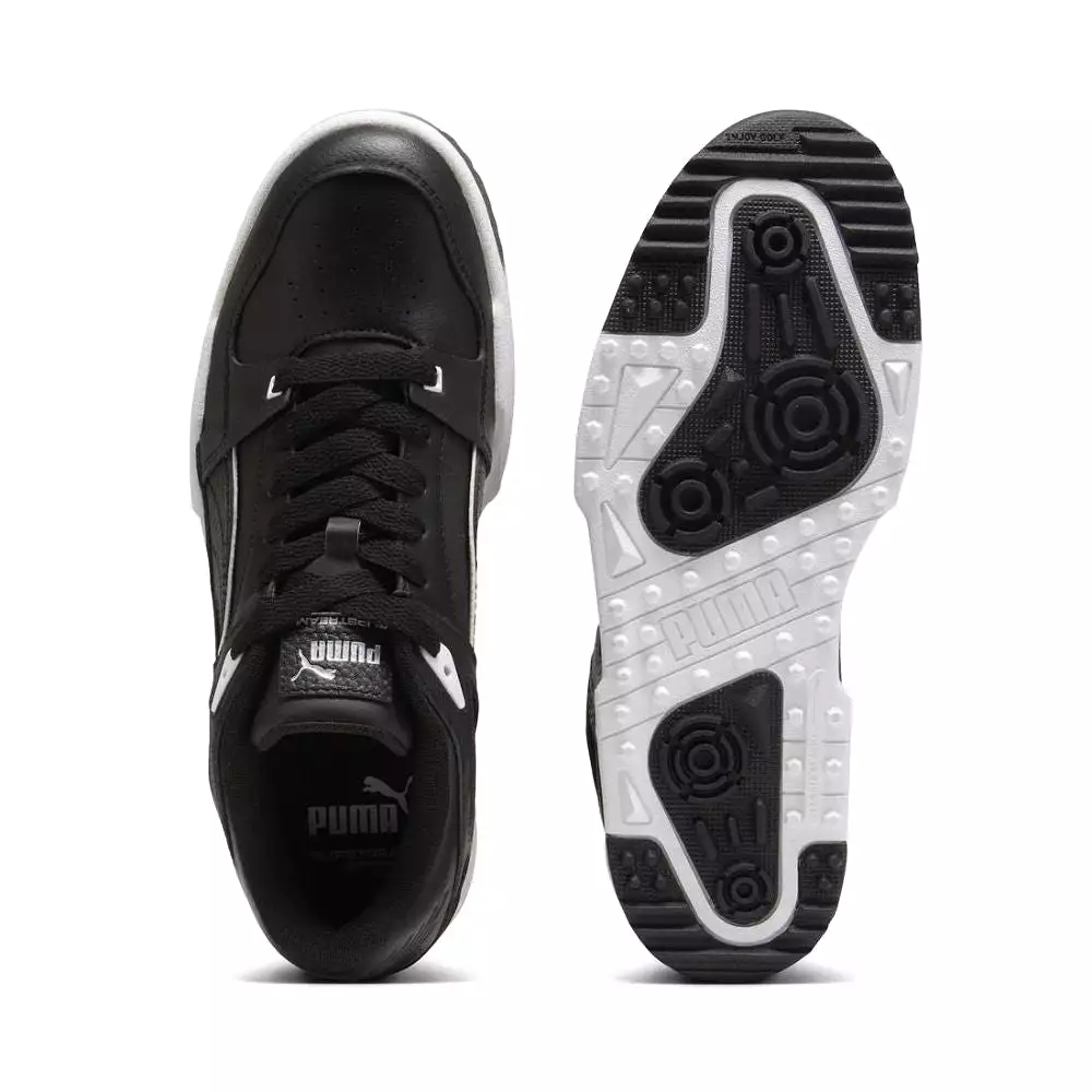 Puma Men's SLIPSTREAM G Spikeless Golf Shoes - Puma Black/Puma White