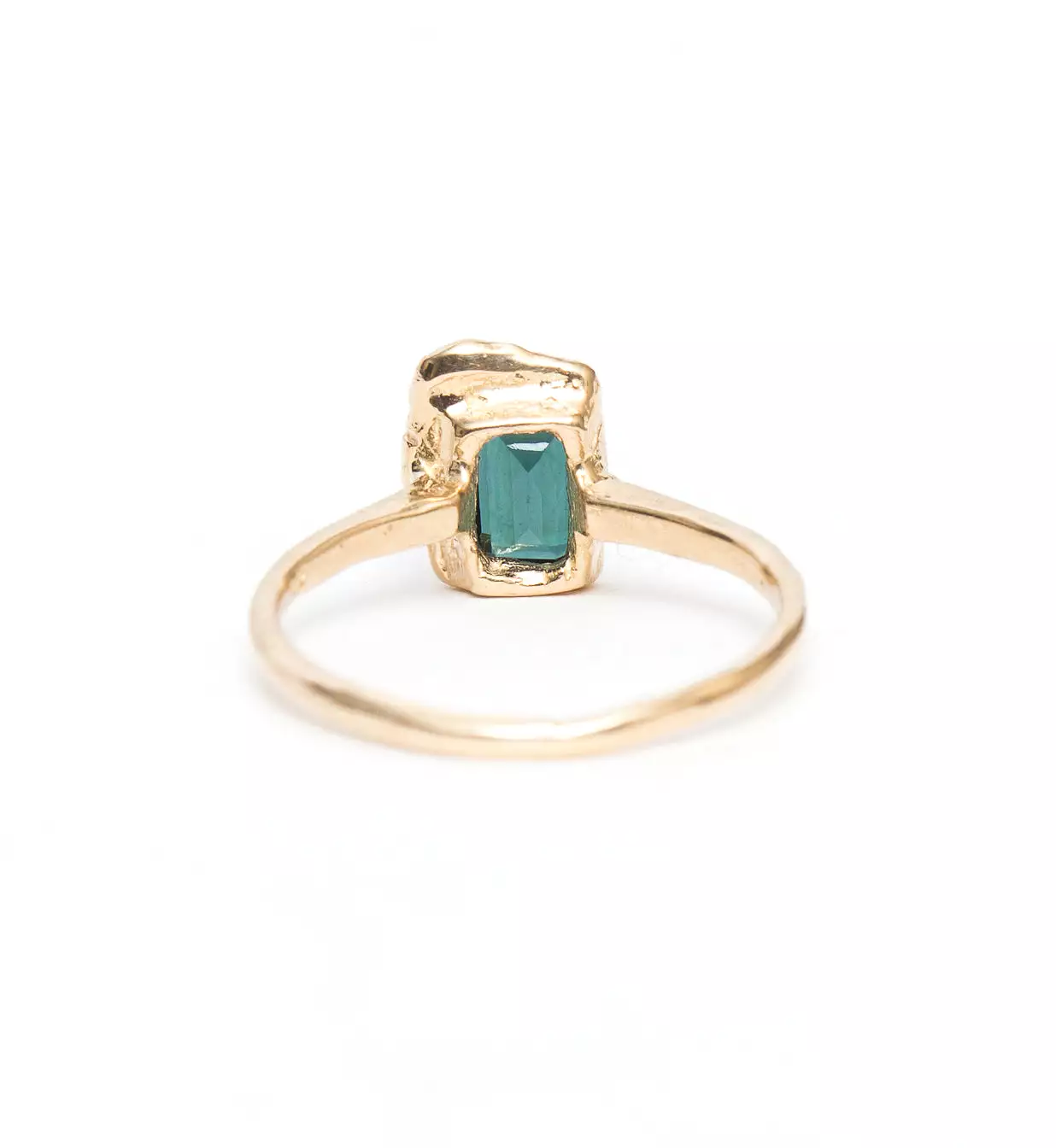 Reflection North-South Green Tourmaline Ring