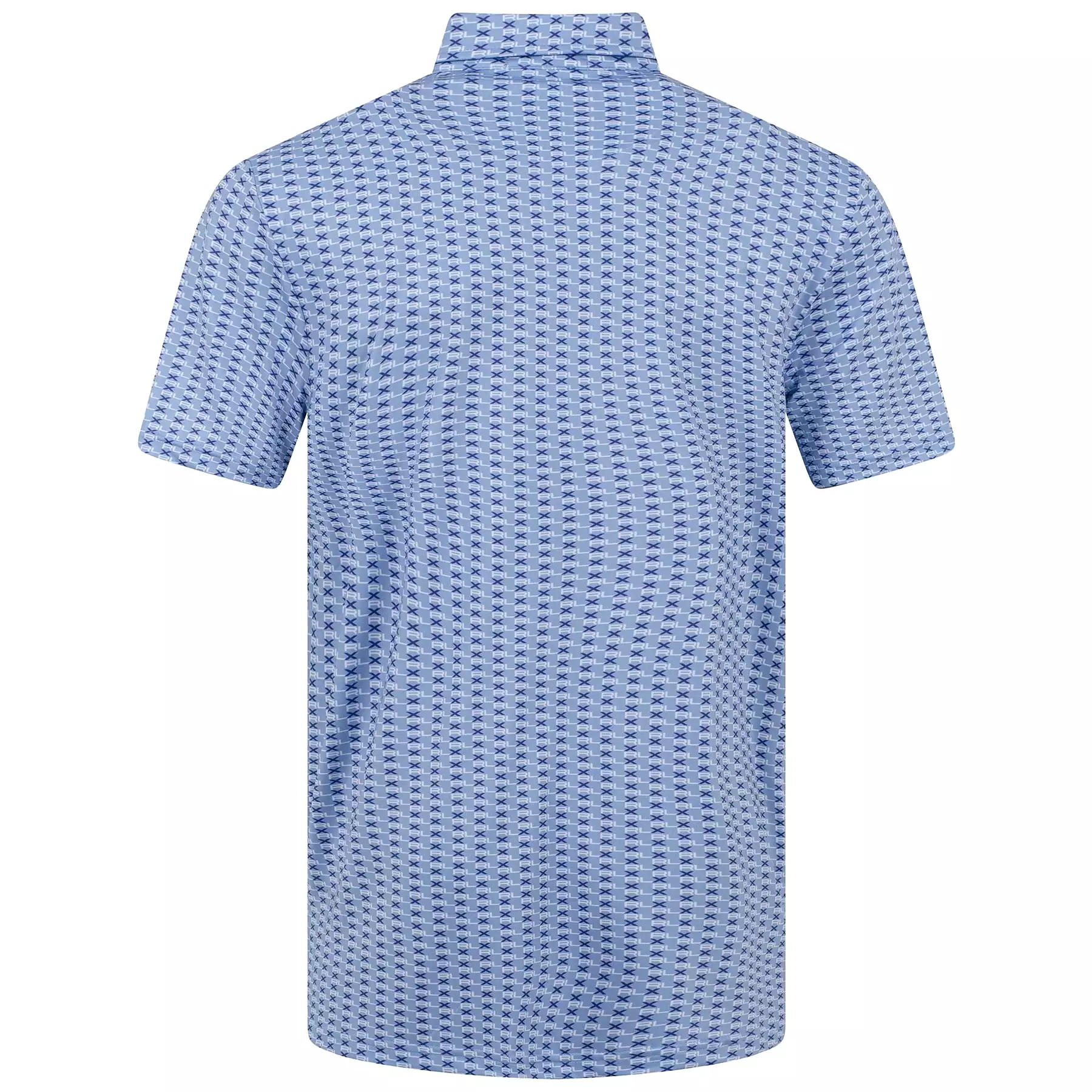 RLX Printed Lightweight Airflow Polo Graphic Powder Blue - SS23