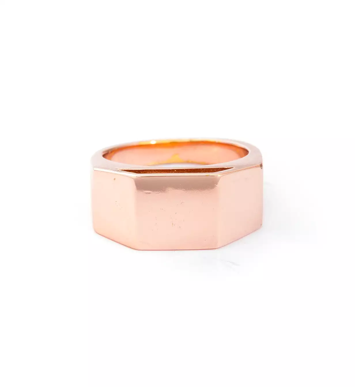 Rose Gold Cut Out Pedestal Ring