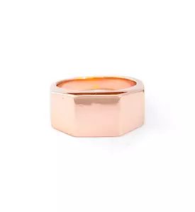 Rose Gold Cut Out Pedestal Ring