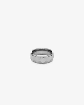 Saint Morta Diamond Cut Tungsten Ring Steel Tungsten