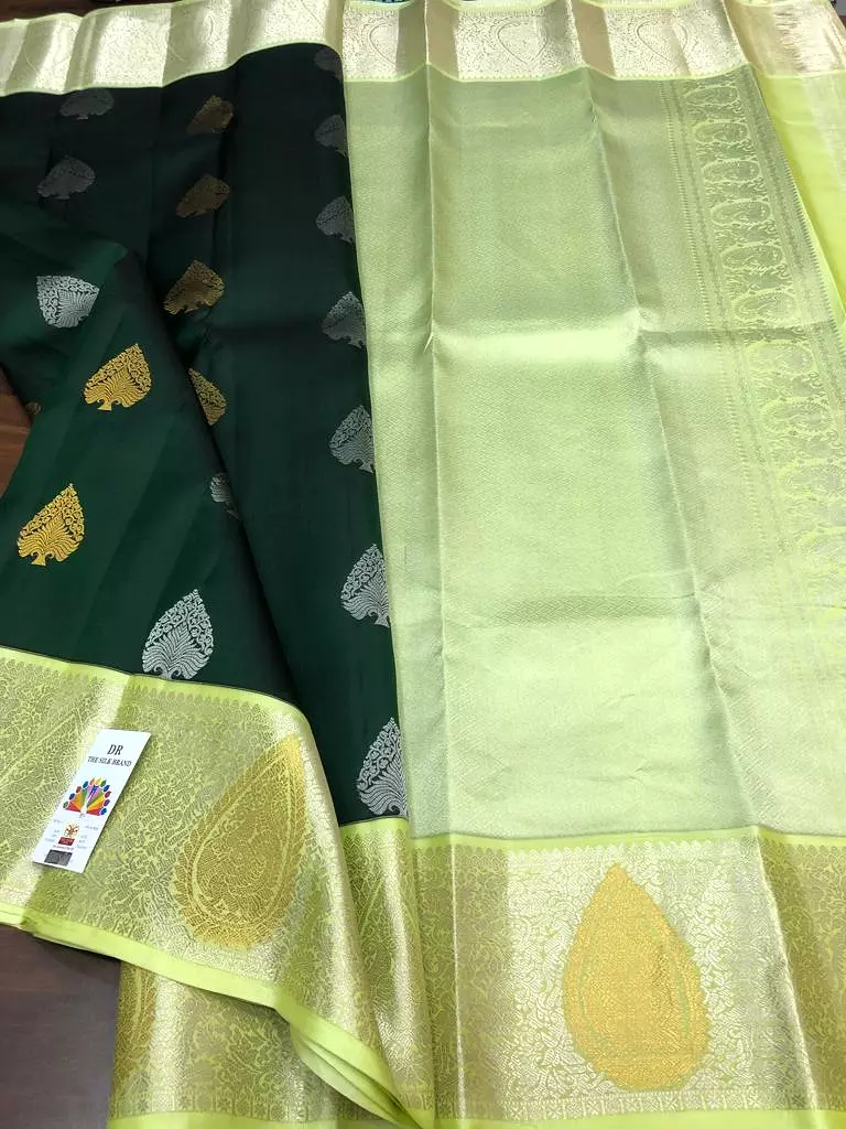 Sharmila , Pure Kanjivaram Handloom Pattu Silk Saree for Women-PDS001KSD