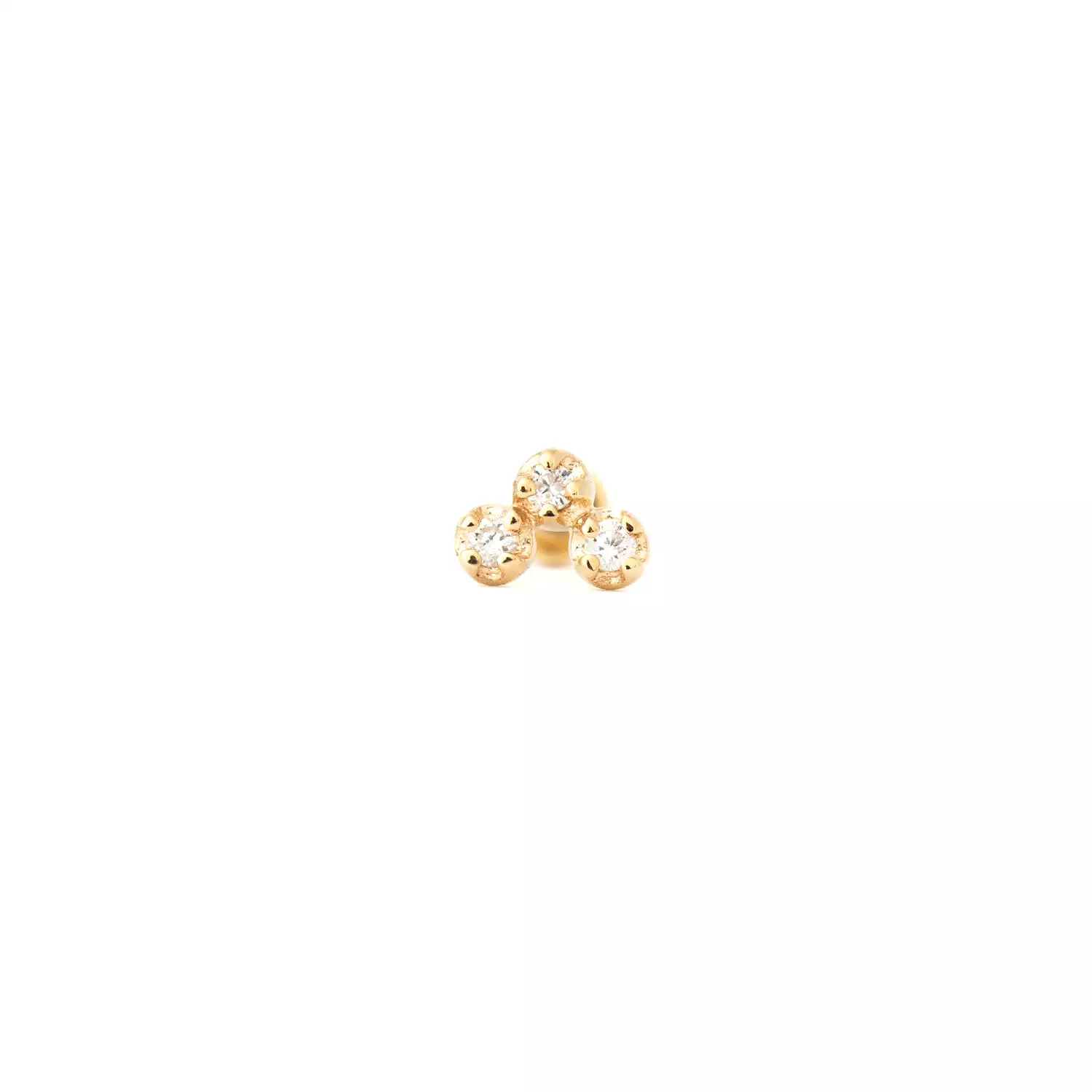 Single Freckle Earring w/ 5 mm Flat Back