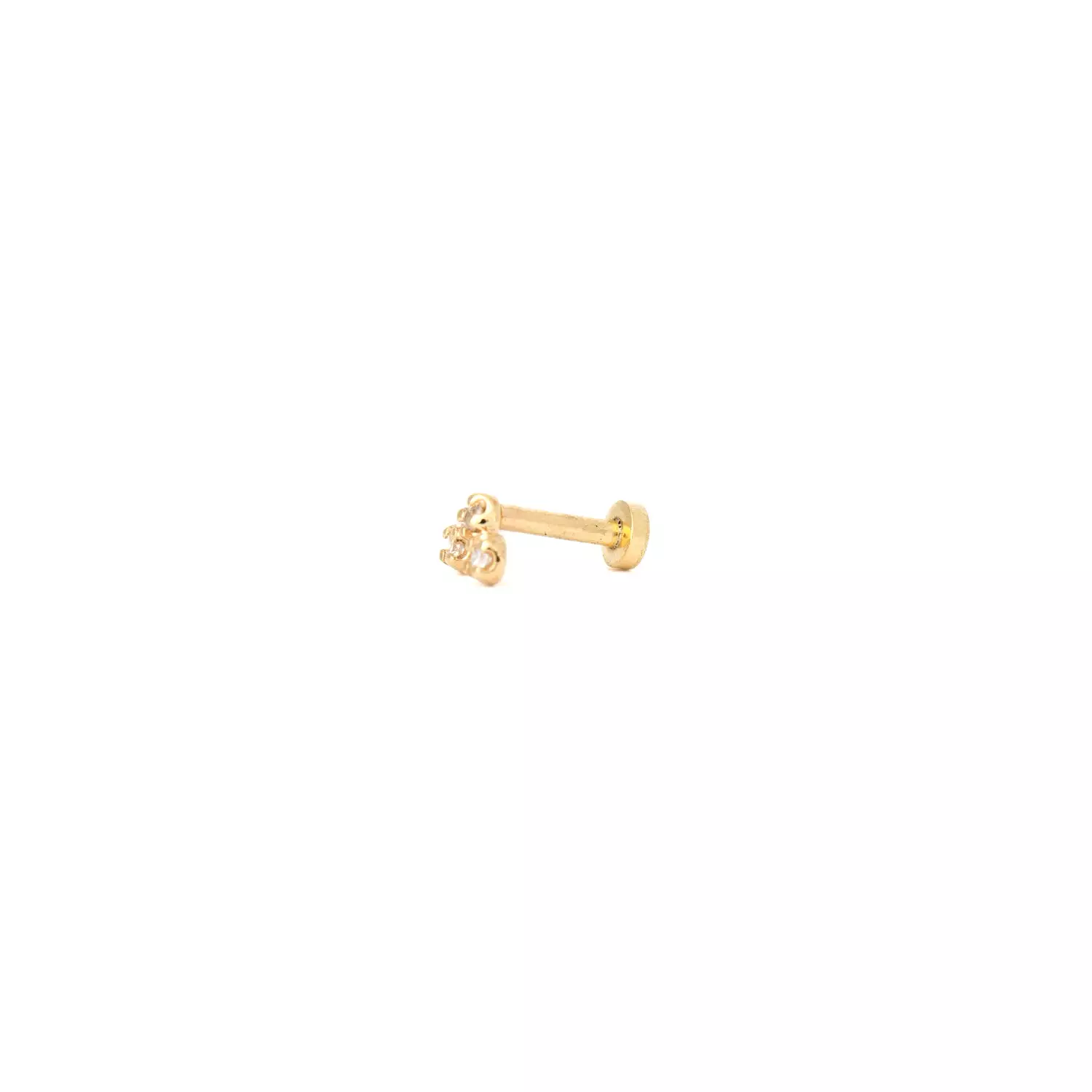 Single Freckle Earring w/ 5 mm Flat Back