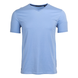 Spirit V Neck Tee (Wolf Blue)