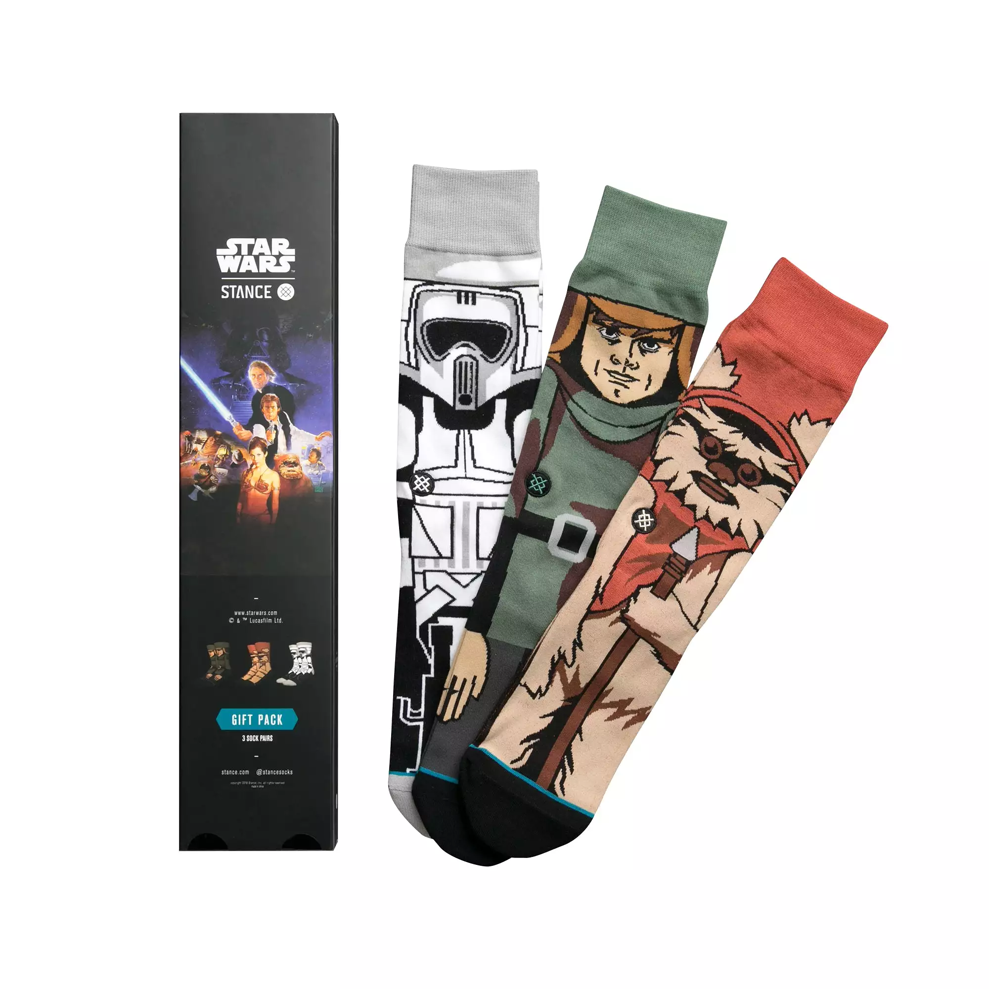 STANCE Return Of The Jedi Sock Gift Set Men | Black (M545D16RET)