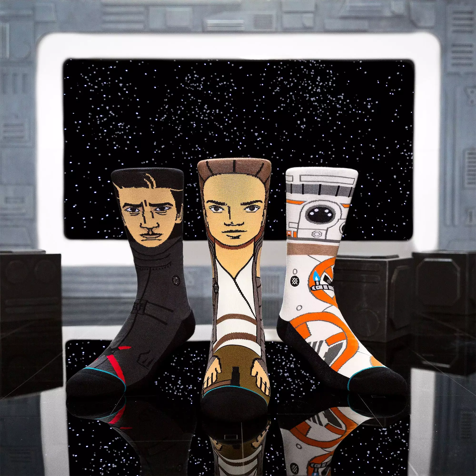 STANCE The Force Awakens Socks Gift Set Men | Black (M545D16FOA) (Large)