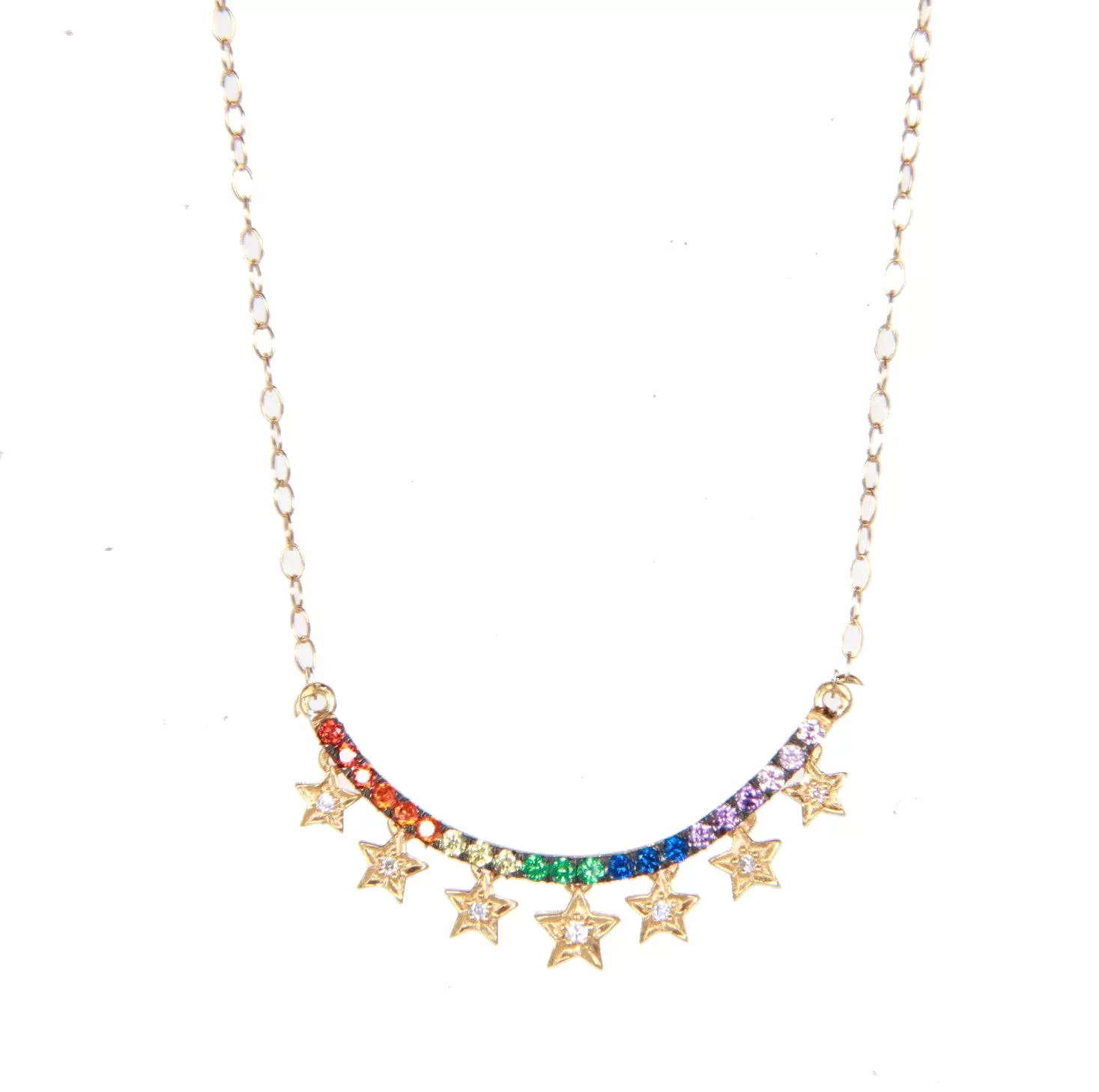 Starry Rainbow Necklace