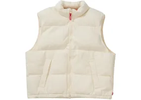 Supreme Nike Denim Puffer Vest Natural