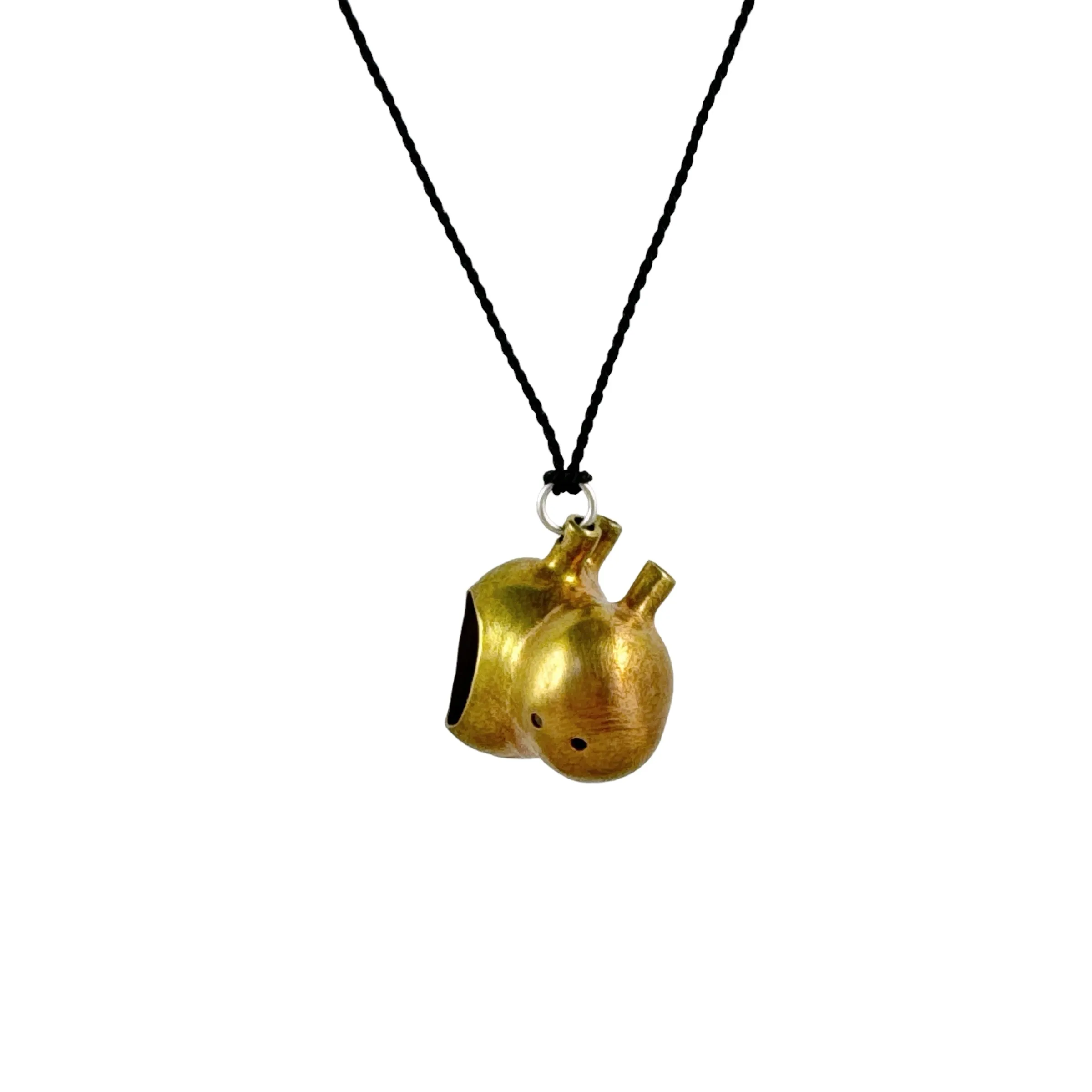 Tama Heart Brass Necklace - Anna Vlahos