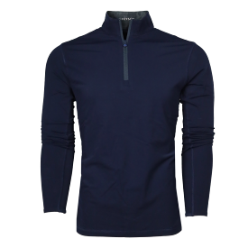 Tate Mockneck Quarter-Zip (Maltese Blue)