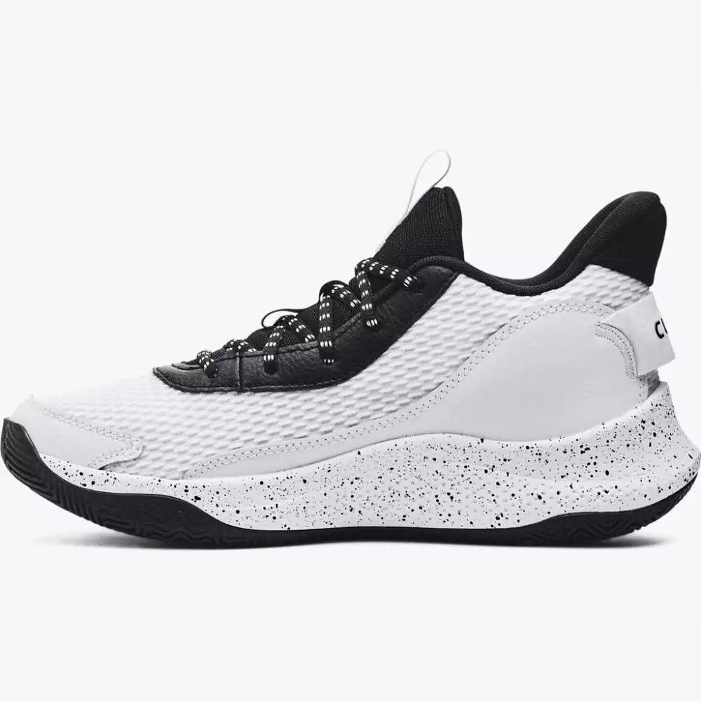 Under Armour Men's UA Curry 3Z7 Basketball Shoes - White/Black