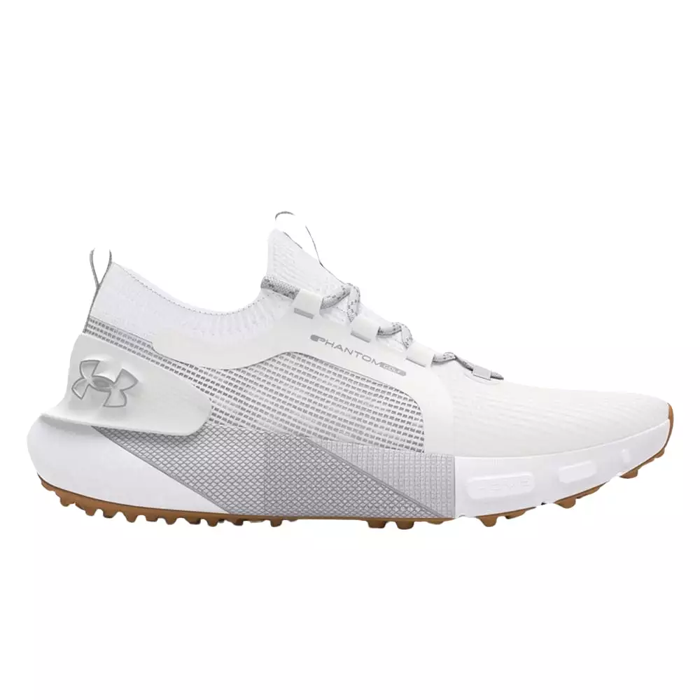 Under Armour Men's UA Phantom Golf Shoe - White/Mod Gray