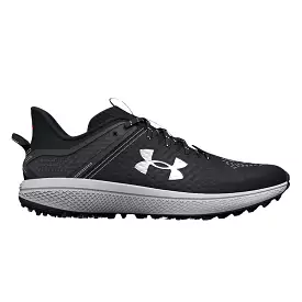 Under Armour Men's UA Yard Turf Baseball Shoes - Black/Black/White