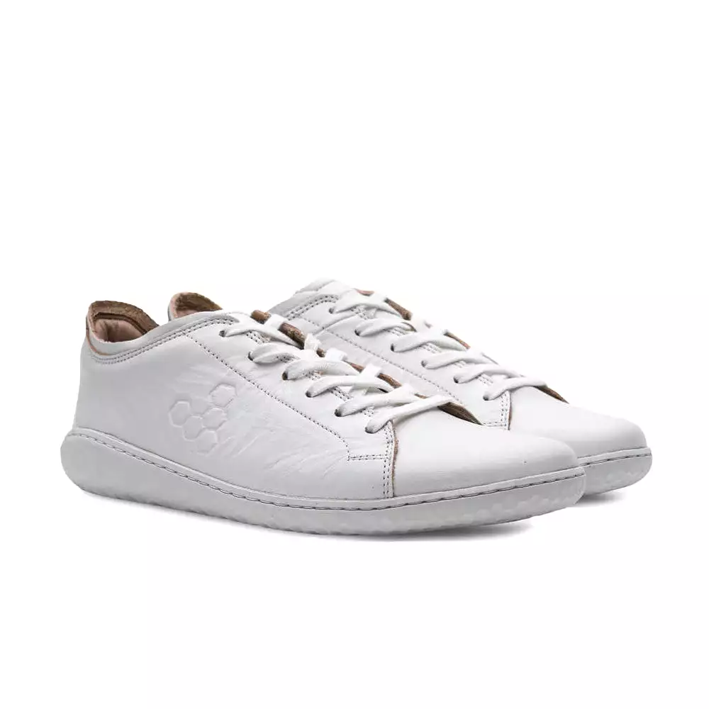 Vivobarefoot Geo Court III (Womens) - Bright White