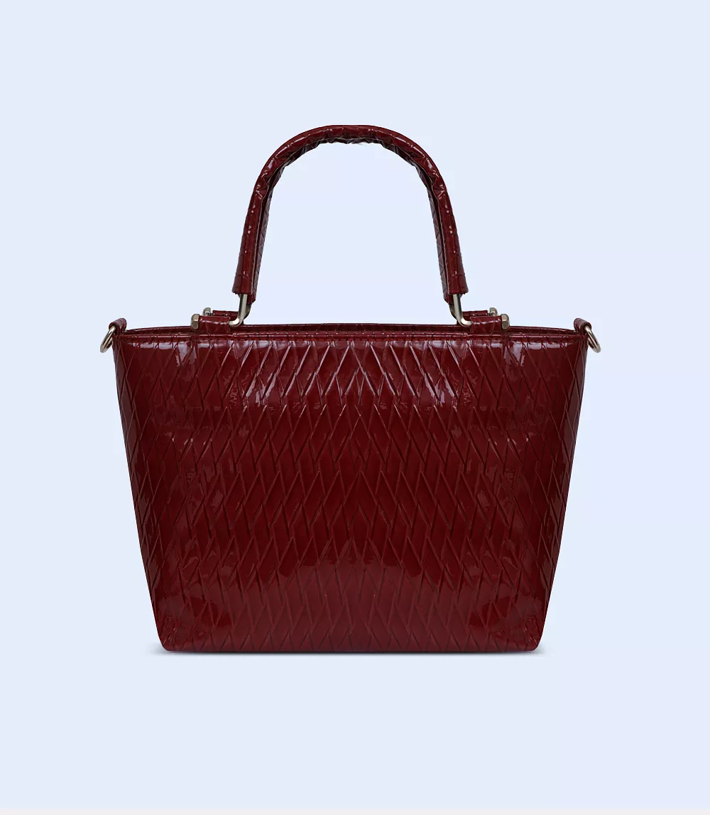 WB2392-MAROON-Women Shoulder Bag