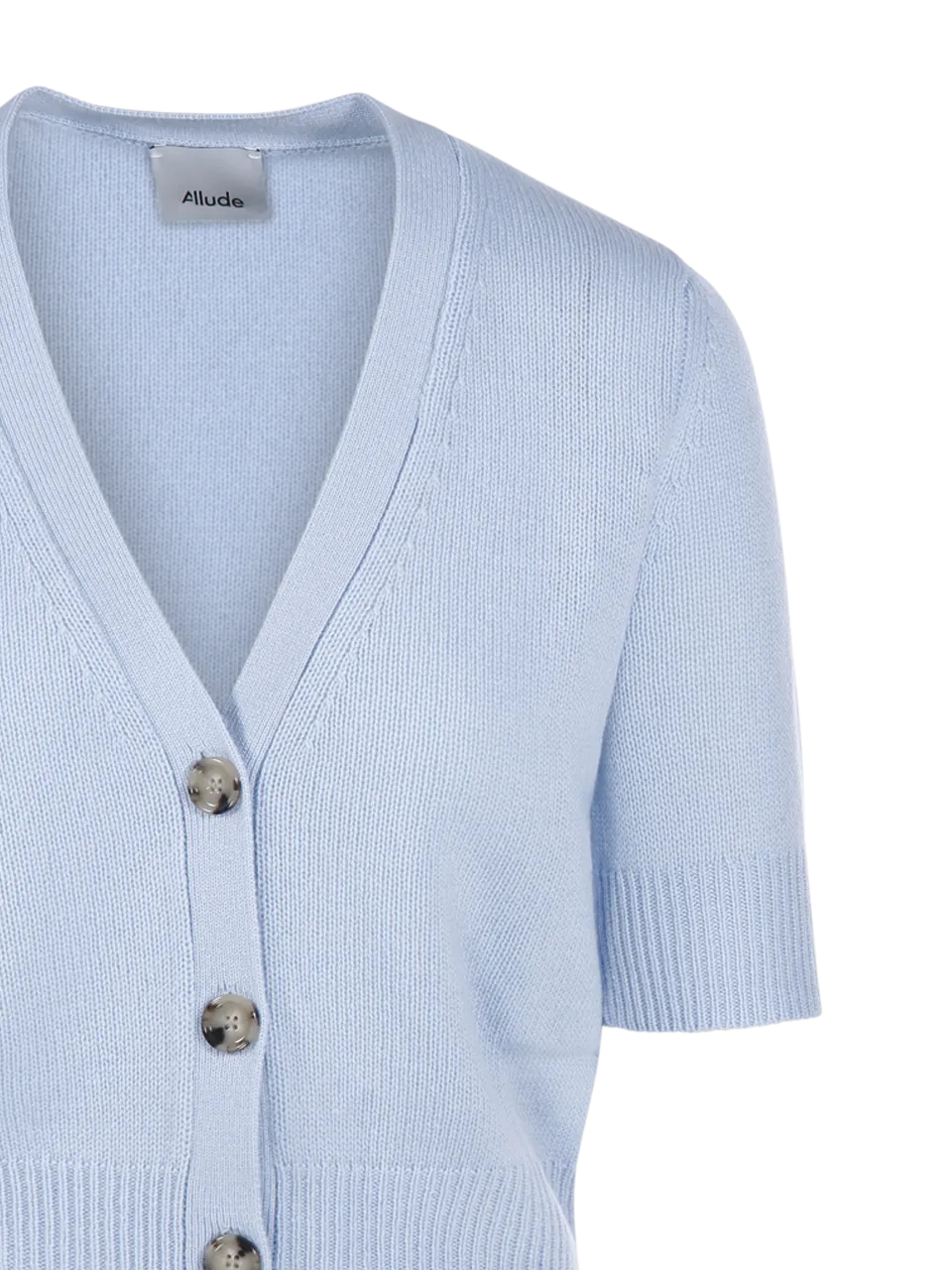 WOMAN ALLUDE SKY BLUE CASHMERE CARDIGAN