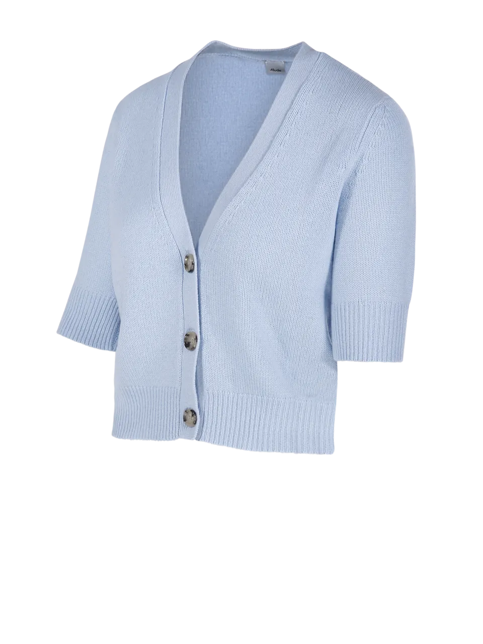 WOMAN ALLUDE SKY BLUE CASHMERE CARDIGAN