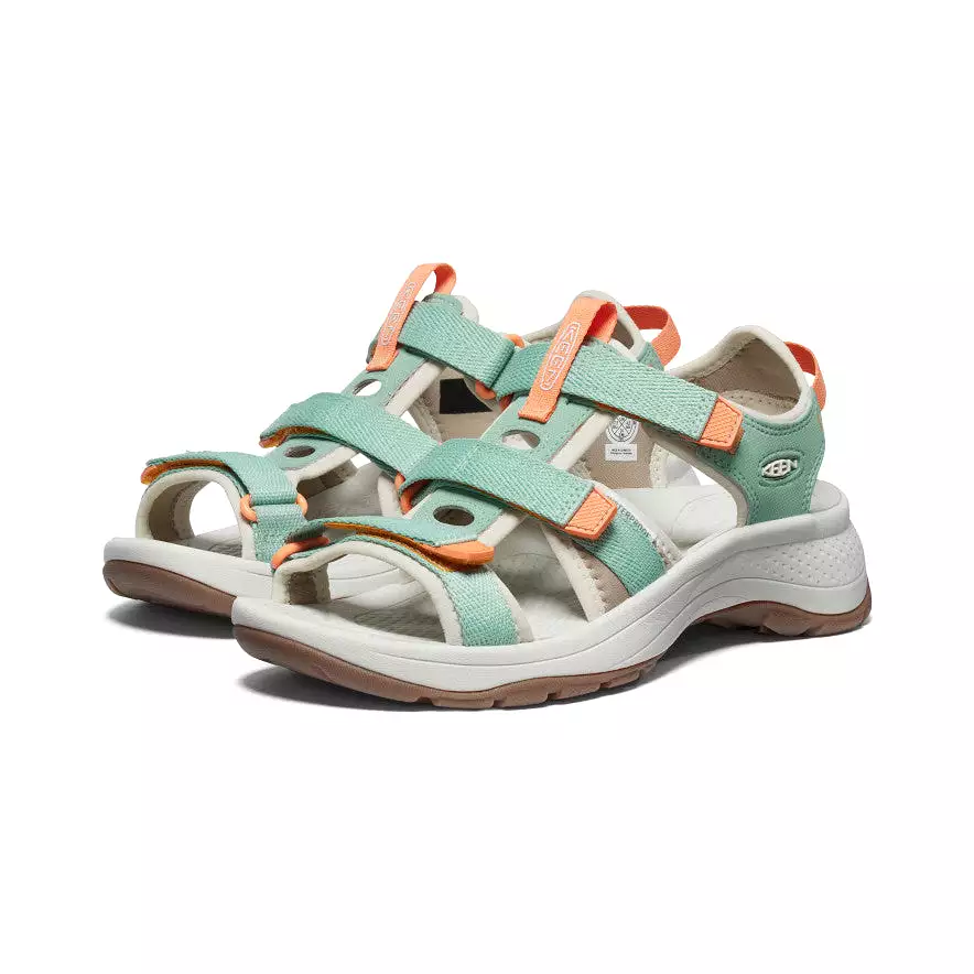 Women's Astoria West Open-Toe  |  Granite Green/Tangerine