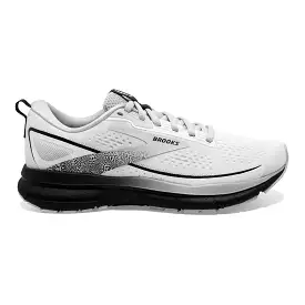 Women's Brooks Trace 3, White/Oyster/Black, 6 B Medium