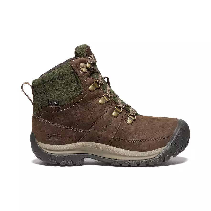 Women's Kaci III Winter Waterproof Boot  |  Dark Earth/Green Plaid